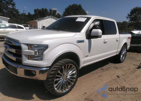 2017 Ford F-150 Lariat z USA, uszkodzony, nr VIN 1FTEW1EG7HFA69941
